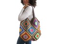Afghan Bag, Granny Square Bag, Tote Bag, Granny Square Crochet Bag, Crochet Bag, Shoulder Bag, Beach Bag, Mama Bag, Mama Staff Bag, Handbag product logo