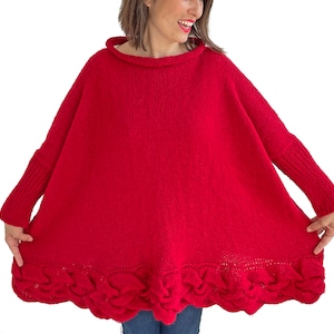 Knit Sweater, Woman Sweater, Plus Size Sweater, Plus Size Clothing, Wool Woman Sweater, Oversize Sweater