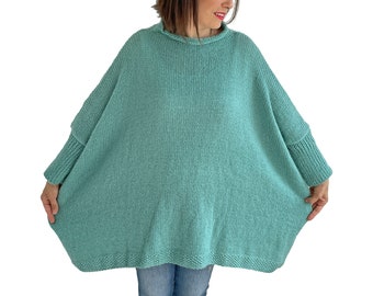 Knit Sweater, Woman Sweater, Plus Size Sweater, Plus Size Clothing, Wool Woman Sweater, Oversize Sweater