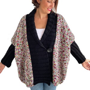 Woman Cardigan, Wool Cardigan, Wool Jacket, Hand Knit Jacket, Knit Jacket