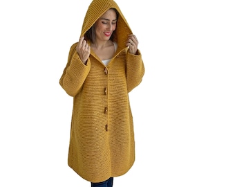 Plus Size Strickjacke, Plus Size Kleidung, Frau Outfit, Frau Outwear, Frau Strickjacke, Wolle Strickjacke, Wolle Frau Strickjacke, Handgestrickte Strickjacke