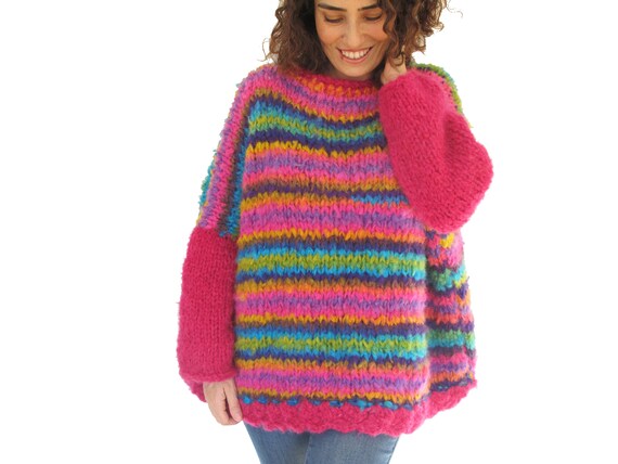 puffy chunky sweater