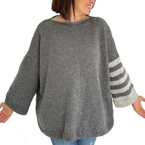 Wool Sweater, Woman Sweater, Knit Sweater, Hand Knit Sweater, Knitwear, College Sweater, Hand Knitted Sweater, Plus Size Sweater