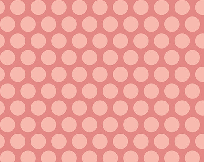 Little Sweetheart Fabric Half Yard Windswept Ballet Slipper Pink Polka Dots Edyta Sitar Laundry Basket Quilts Fabric A-8831-E Andover