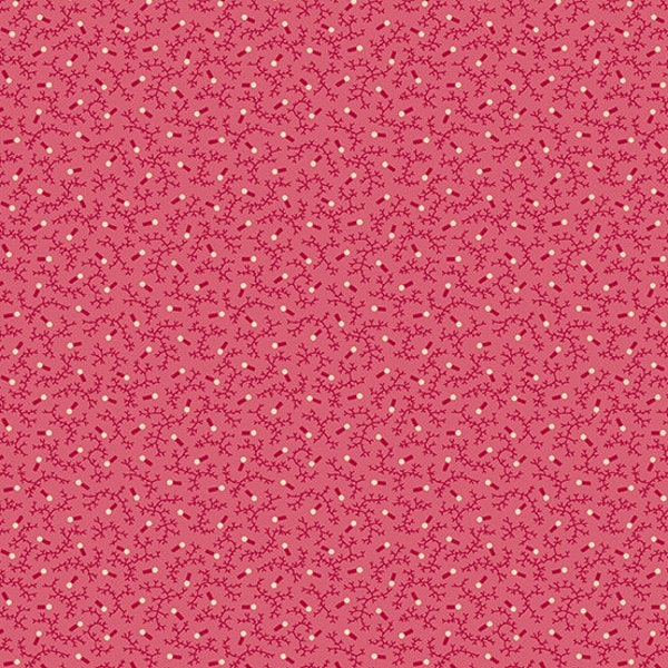 Double Pinks Fabric - Half Yard - Pink Small Scale Print Shirting Cotton Quilt Fabric Andover Fabric Flashlight Print A-383-E