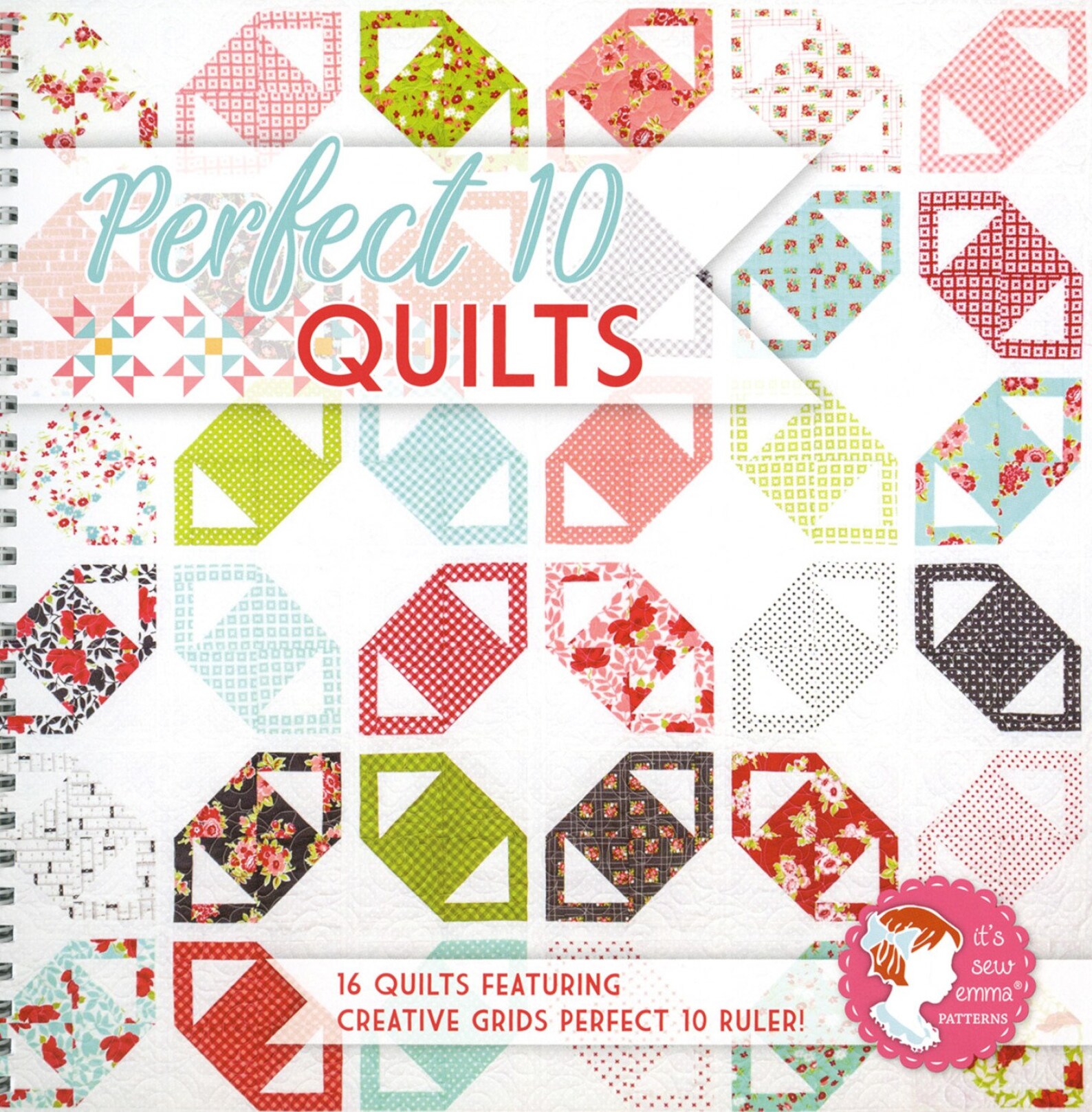 Perfect 10 Quilt Pattern Book 10 inch Layer Cake Squares by Etsy