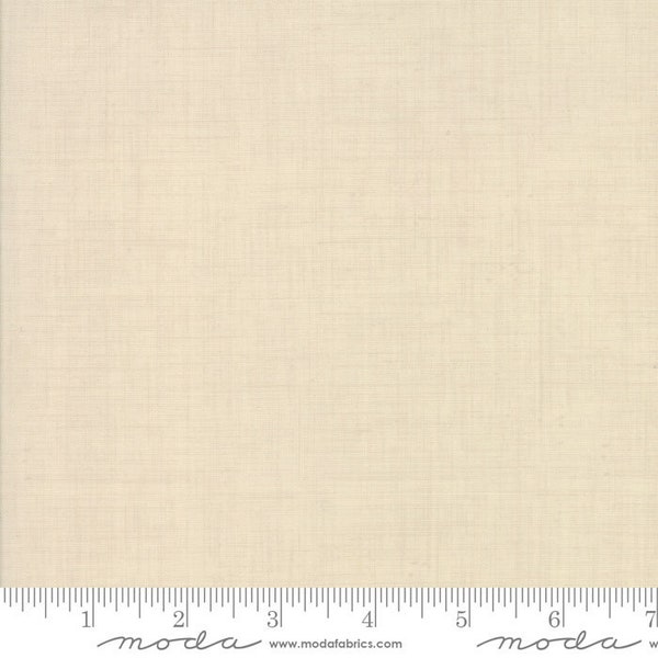 French General Favorites Fabric - Half Yard - Moda Fabric Classic Solid Pearl Off White Kaari Meng French General Fleur de Noel 13529 21