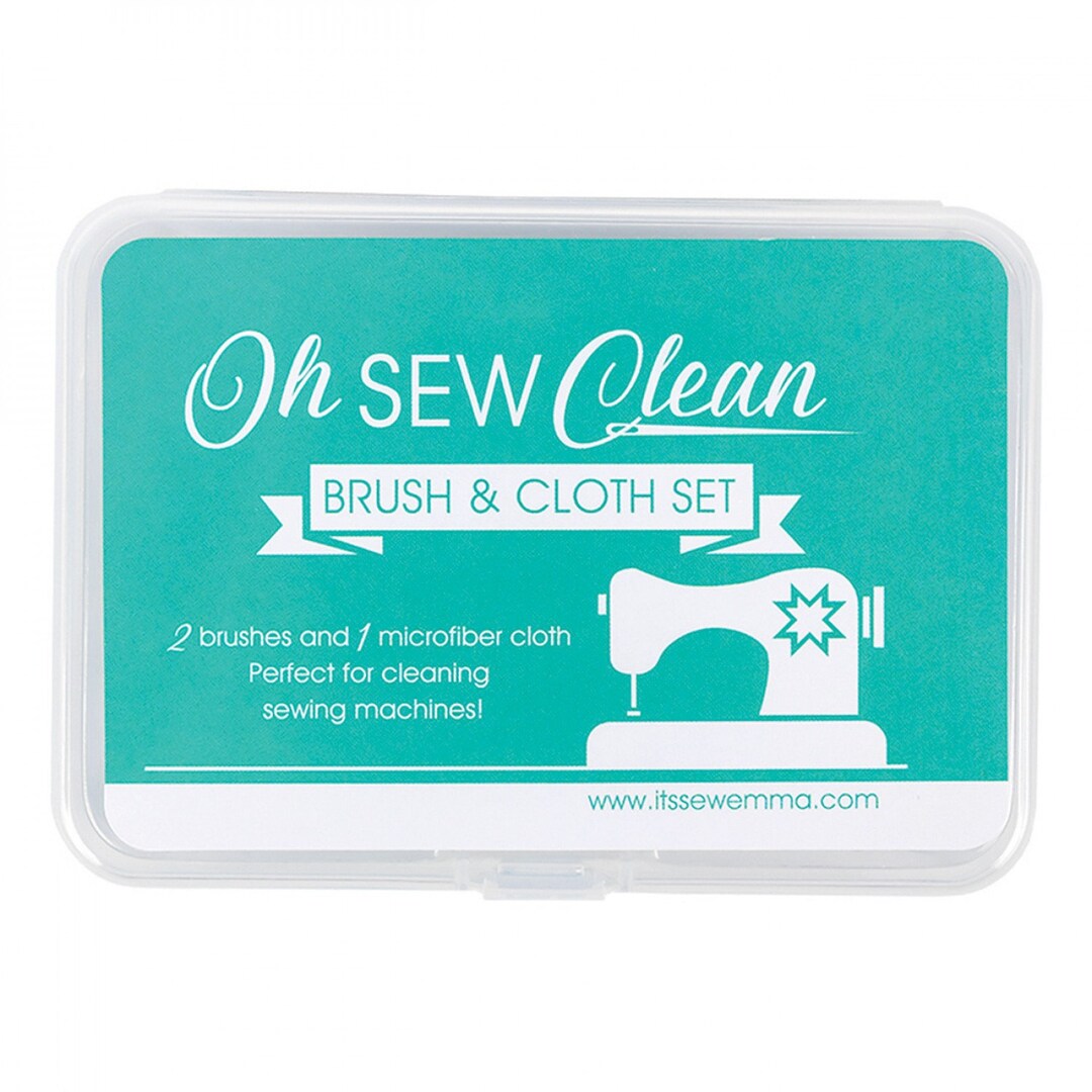 Oh Sew Clean Sewing Machine Cleaning Kit you Choose Color 2 Brushes and