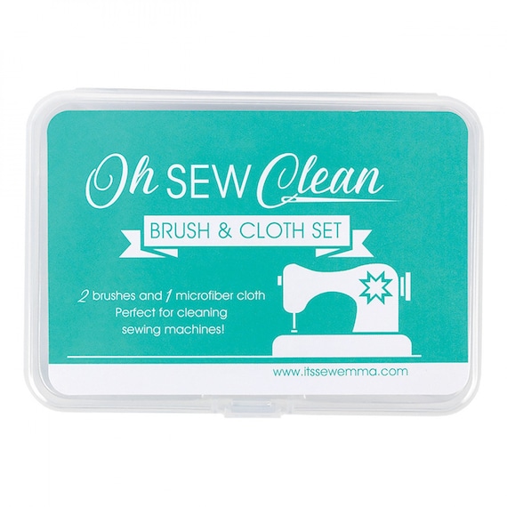 Oh Sew Clean Sewing Machine Cleaning Kit you Choose Color 2 Brushes and  Microfiber Cleaning Cloth Quilting Notions, Sewing Supplies 