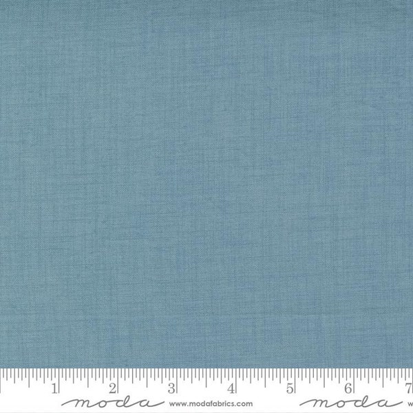 French General Favorites Fabric - Half Yard - Moda Fabric Solid French Blue Kaari Meng French General Fabric Cotton Quilt Fabric 13529 171