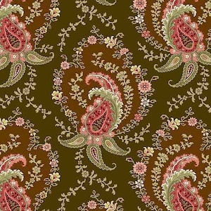 Primrose Paisley Ochre - Edyta Sitar - 33 Primrose Paisley Ochre - Edyta Sitar - 33