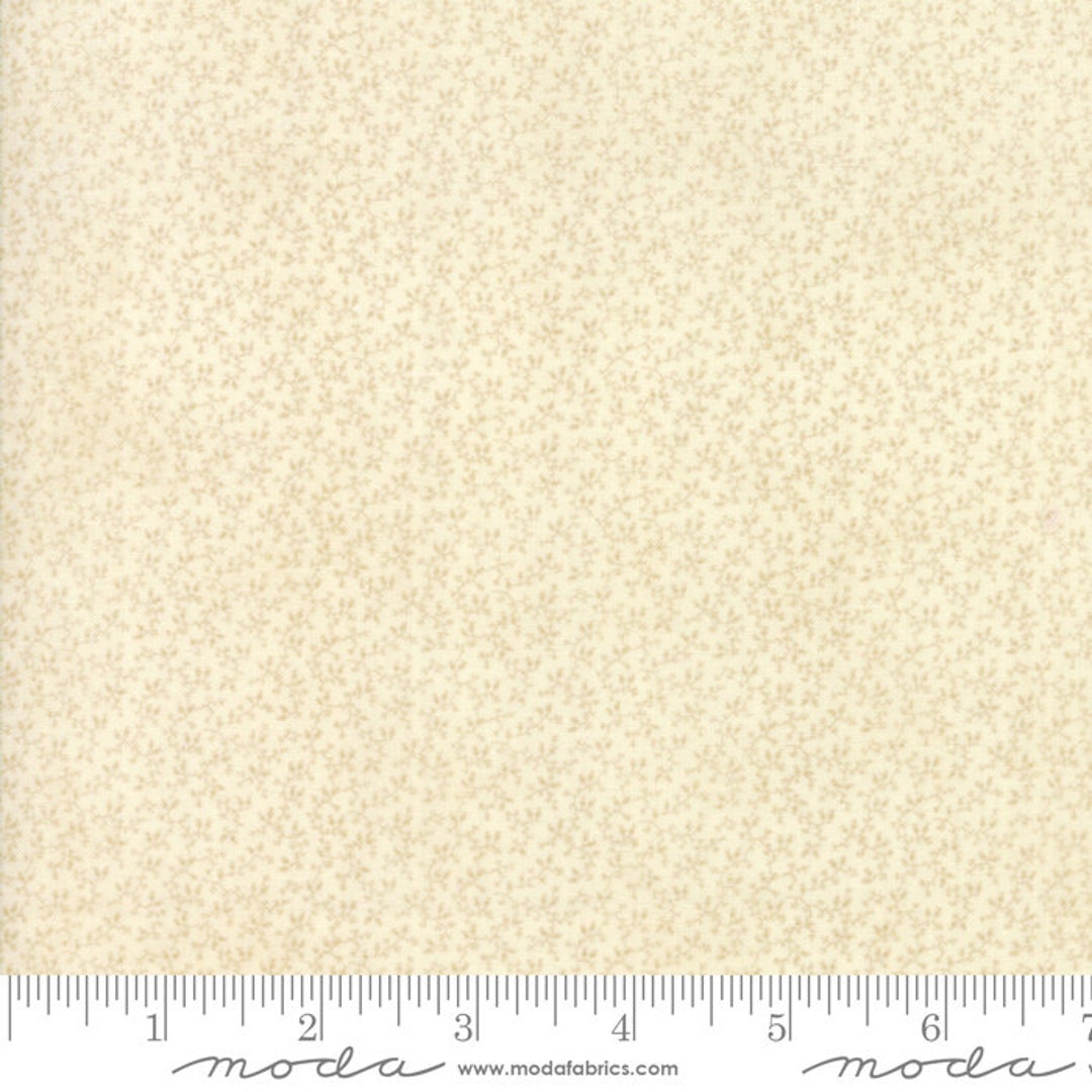 Cinnaberry Fabric Half Yard Moda Fabric Tan Tiny Vines on Etsy