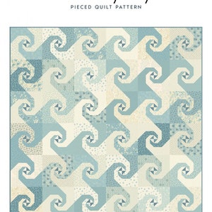 Blue Jay Bay Quilt Pattern - Edyta Sitar Fabrics Laundry Basket Quilts a Traditional Quilt Pattern Snails Trail Bluebird Fabric LBQ-1015-P