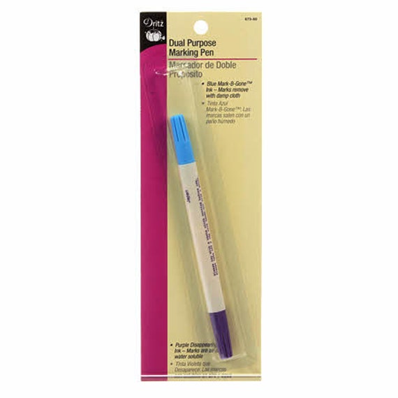 Dritz Fabric Marking Pen Mark B Gone Disappearing Ink Dritz Air Eraseable  and Water Removable Ink Tips Sewing Accessory Quilting Notion 