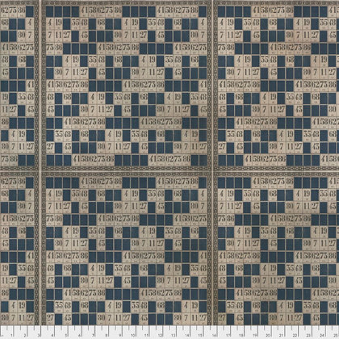 Eclectic Elements Dapper - Game Cards - Tim Holtz Fabric - Half Yard ...