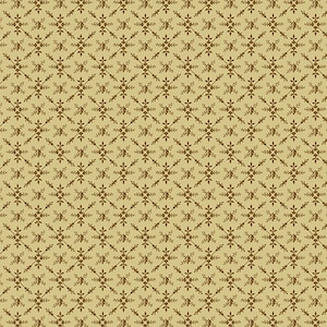 Anns English Scrapbox Fabric - Half Yard - Tan Brown Arrows Geometric Print Di Ford Hall Reproduction Quilt Fabric Andover A-9530-N