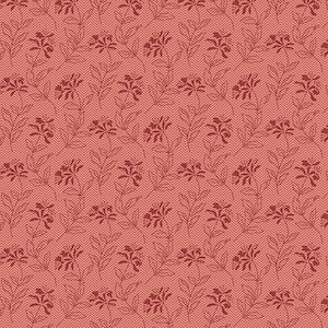 Bed of Roses Fabric - Andover Fabric- Half Yard - Sage Floral in Primrose Pink Red Floral Edyta Sitar Laundry Basket Quilts Fabric A-8990-LE