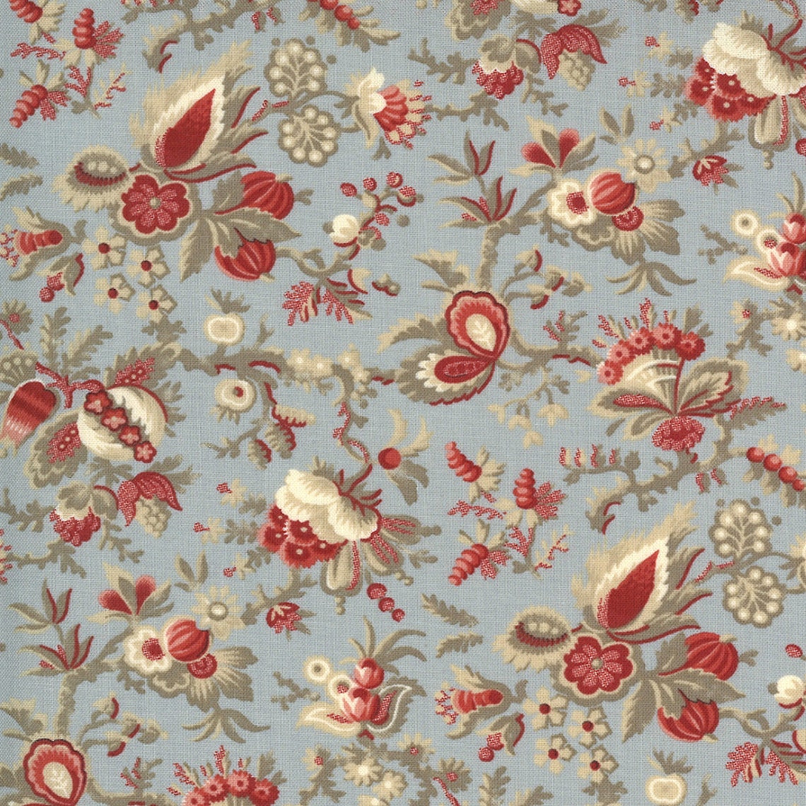 Jardin De Fleurs Fabric Honey Bun French General Fabric Moda Etsy