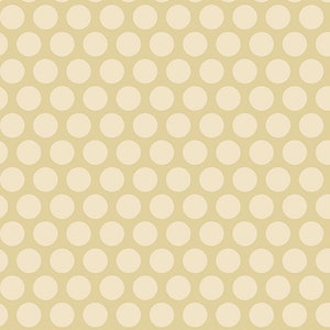 Something Blue Fabric - Andover Fabric - Half Yard - Maid of Honor Bisque Tans Polka Dots Edyta Sitar Laundry Basket Quilts Fabric A-8831-N