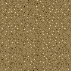 Nanas Flower Garden Fabric - Half Yard- Almond Tan Brown Tonal Small Vines Floral Andover Cotton Quilt Fabric Max & Louise A-9538-N