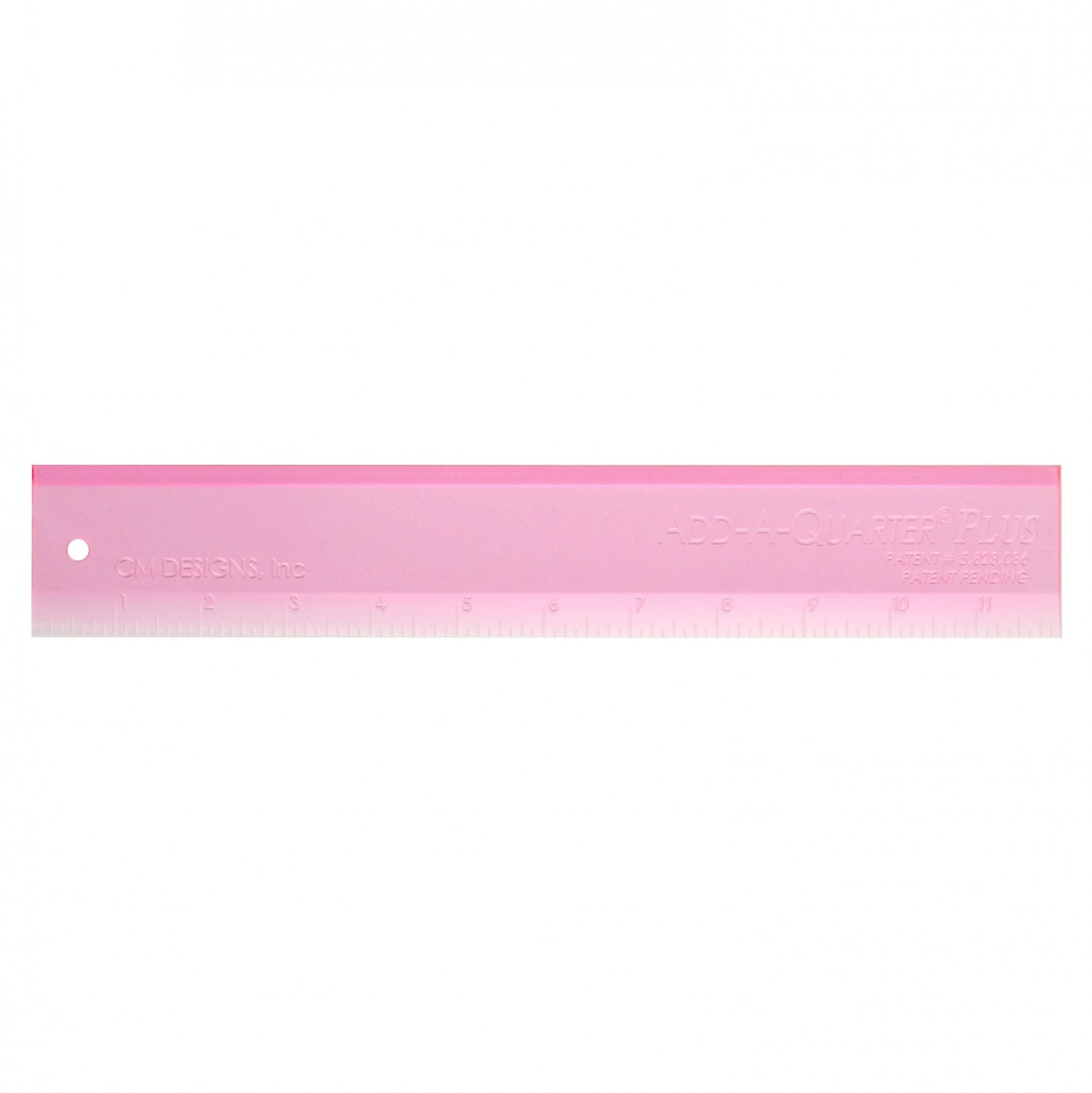 Add A Quarter Plus 12 Inch Ruler Quilting Notions Great for Paper Piecing  Sewing Ruler Pink Rotary Cutter Ruler 