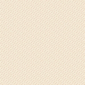 Cloud Nine 9 Fabric - Half Yard - Andover Fabric Small Wreath Cream Off White Pink and Orange Edyta Sitar Laundry Basket Quilt A-9957-LO