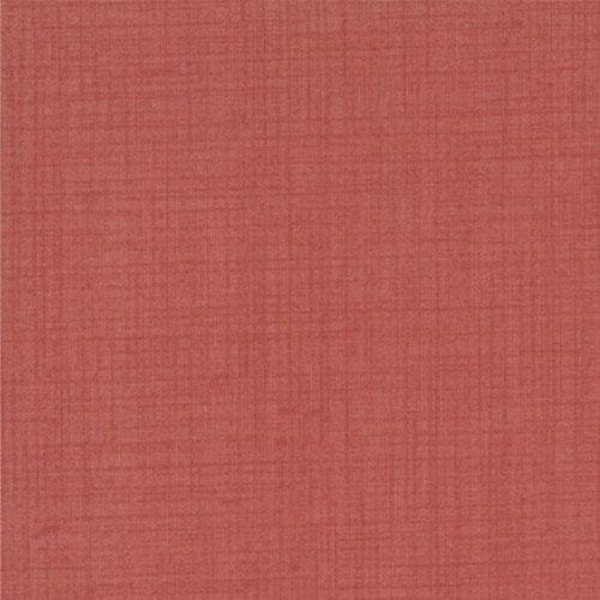 French General Favorites Fabric - Half Yard - Moda Fabric Classic Solid Faded Red Kaari Meng French General Fleur de Noel Fabric 13529 19