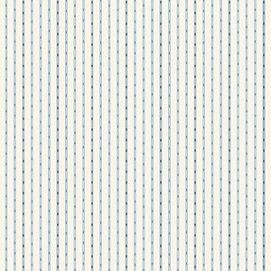 Blue Sky Fabric - Edyta Sitar Andover - Half Yard - Dark Blue Tiny Stripes on Cream Fabric Laundry Basket Quilts Shirting Fabric A-8514-L