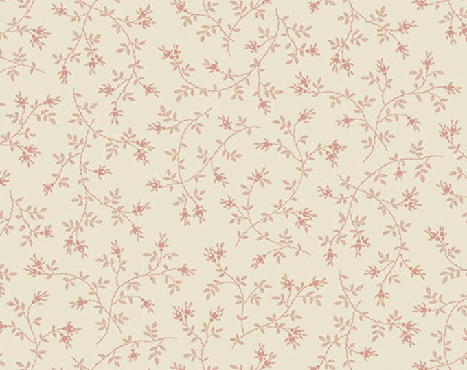 Super Bloom Fabric Andover Fabric Half Yard Rose Vine Antique Pink