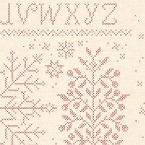 Noel Homestead Linen - Edyta Sitar - PER PANEL Noel Homestead Linen - Edyta Sitar - PER PANEL