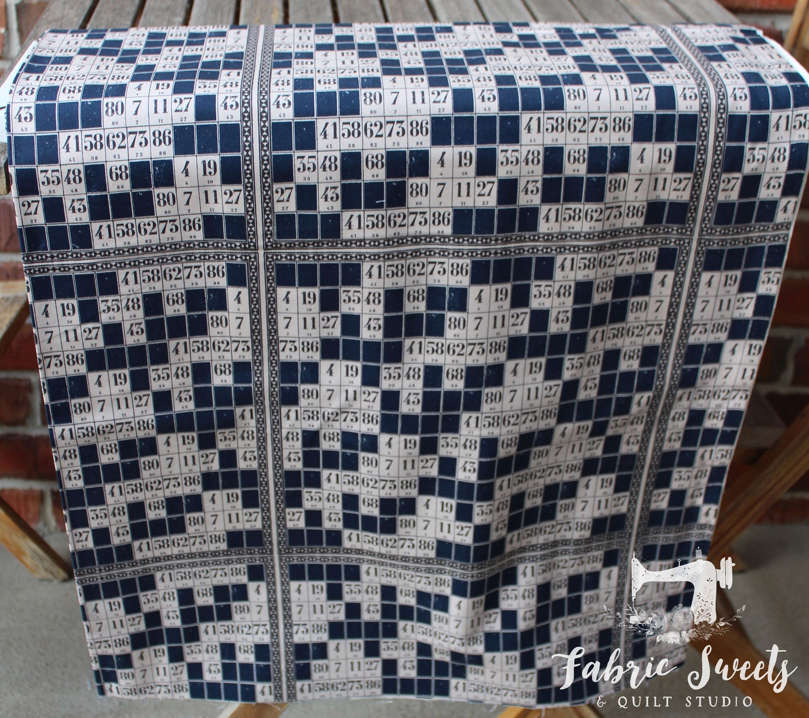 Eclectic Elements Dapper Game Cards Tim Holtz Fabric | Etsy