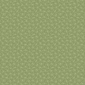 Nanas Flower Garden Fabric - Half Yard- Green with Small Vines Lines Floral Andover Cotton Quilt Fabric Max & Louise Shirting A-9538-G