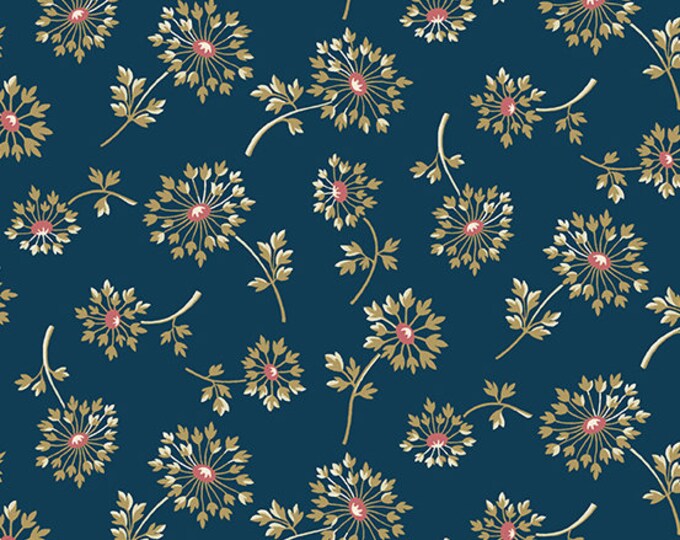 Super Bloom Fabric Andover Fabric Half Yard Dandelion Blooms Flowers