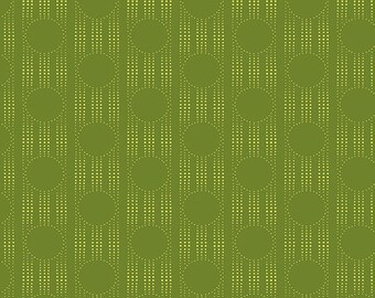The Andover Collective Fabric - Half Yard - Modern Bright Fabric Full Moon Green Tonal Andover Cotton Quilt Fabric Mask Fabric A-9191-G