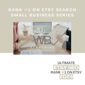 Wie Sie Platz 1 auf Etsy | Online-Business-Wachstum | WB e-Lernen