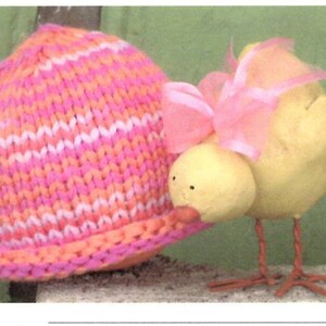 Pattern Knitting Preemie Cap Hat PDF Knit Unisex Worsted Beginner Advanced One Size Teenie Weenie Preemie Cap download instant