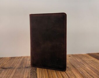 Personalized Leather Passport Holder, Passport Cover/ Case Travel Document Holder, Passport Case, Genuine Leather Passport Wallet