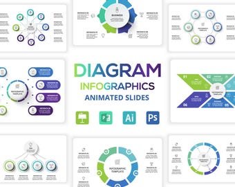 Diagrams Animated Presentation: PowerPoint & Keynote Template
