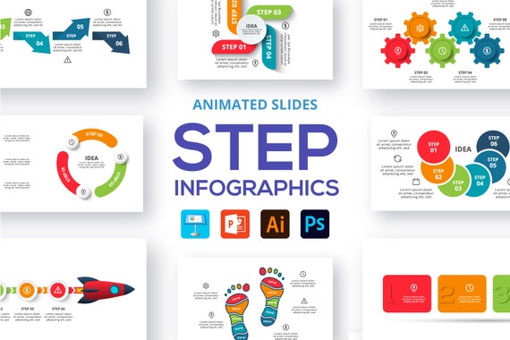 Animated Step Presentation Template: PowerPoint & Keynote Template
