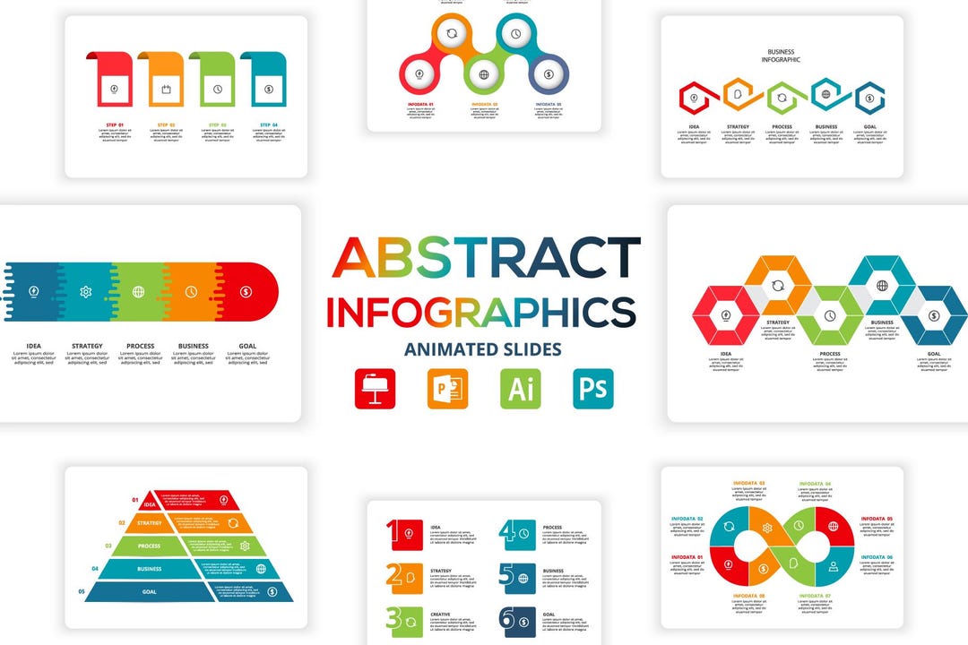 Abstract Design For Powerpoint Gif Abstract Animated Presentation Template: Powerpoint & Keynote Template ...