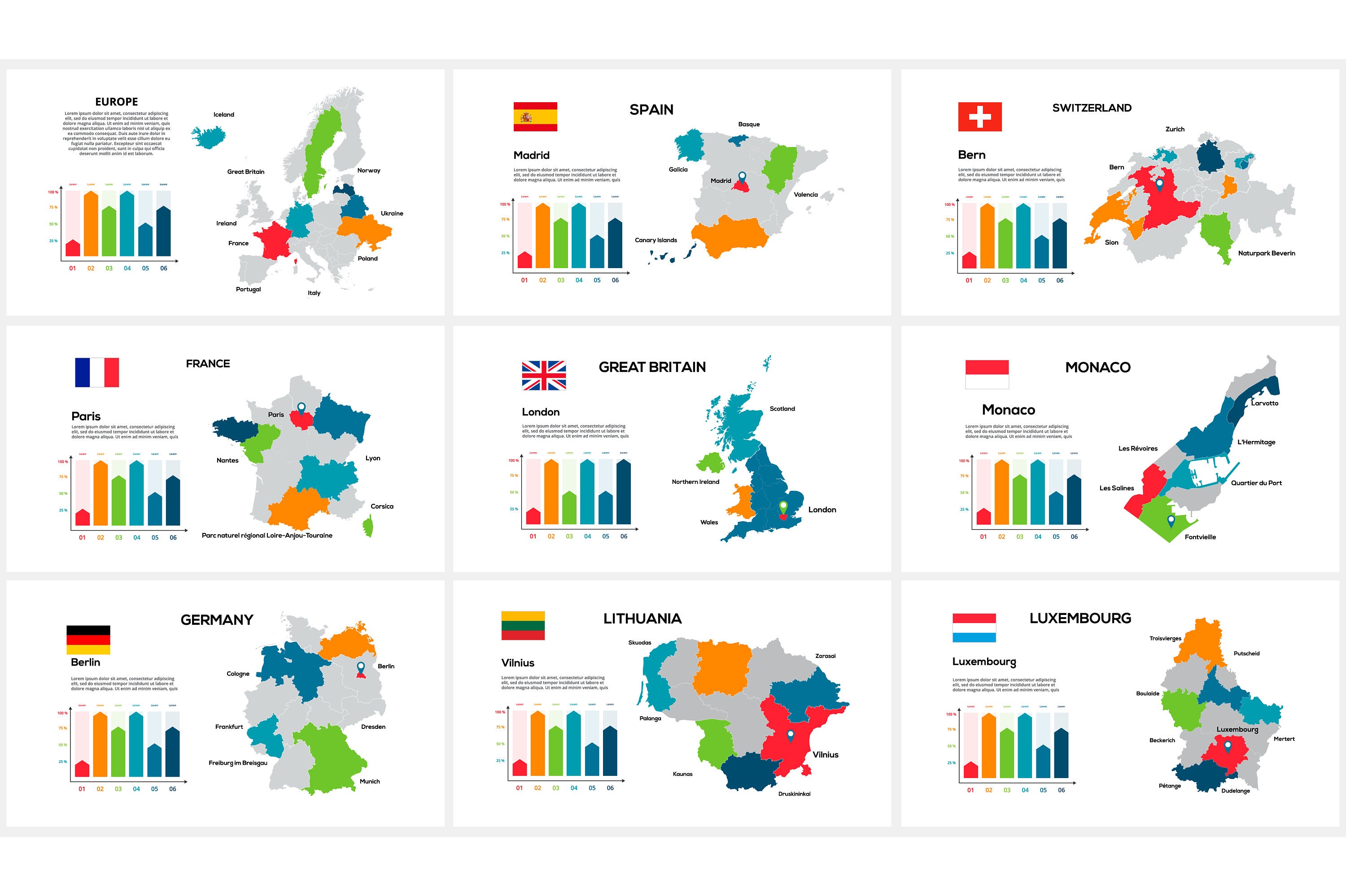 Animated Maps Presentation Template: Powerpoint & Keynote Template - Etsy