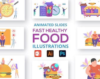 Animated Food Presentation Template: PowerPoint & Keynote Template