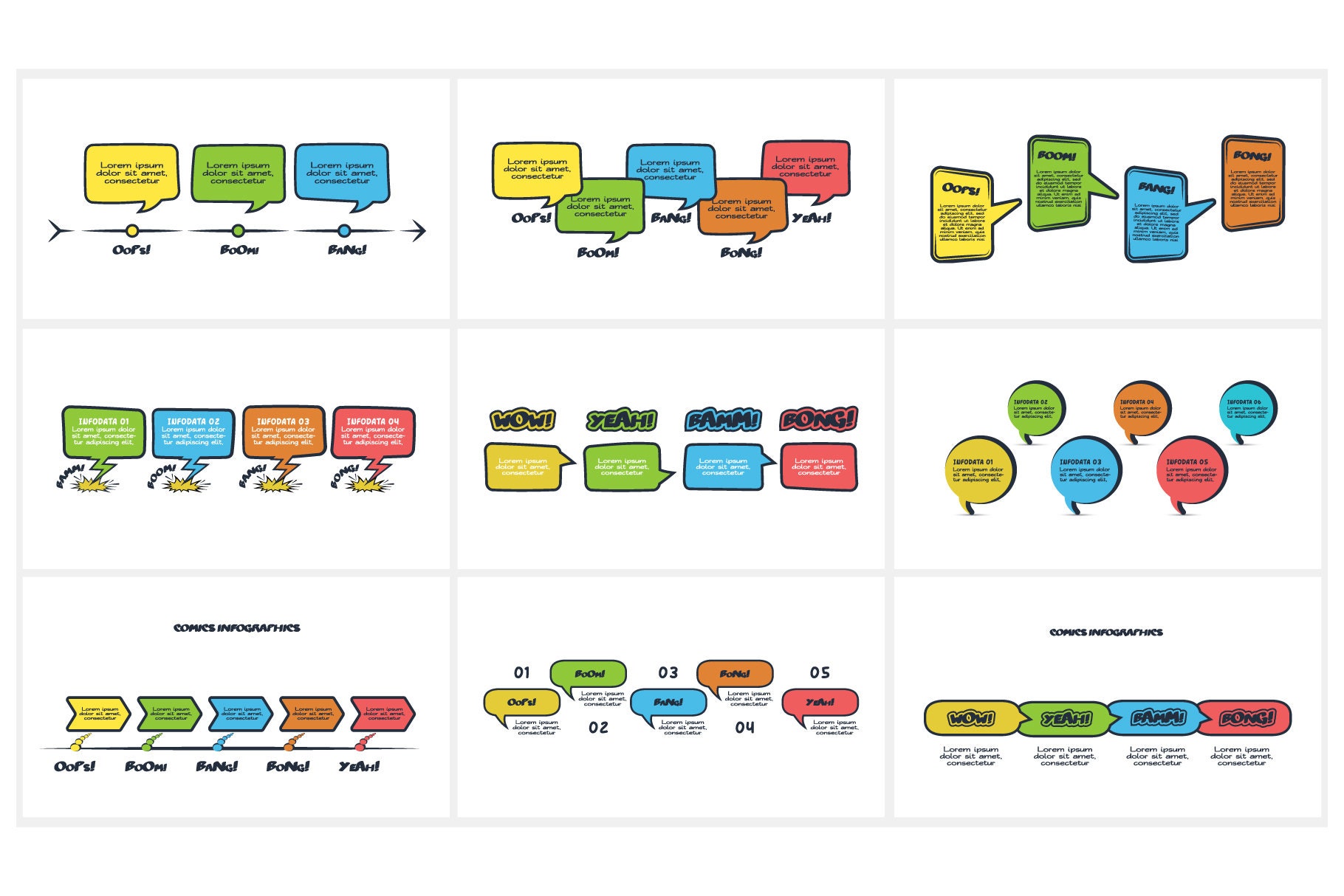 Comics Animated Presentation Template: Powerpoint & Keynote Template - Etsy