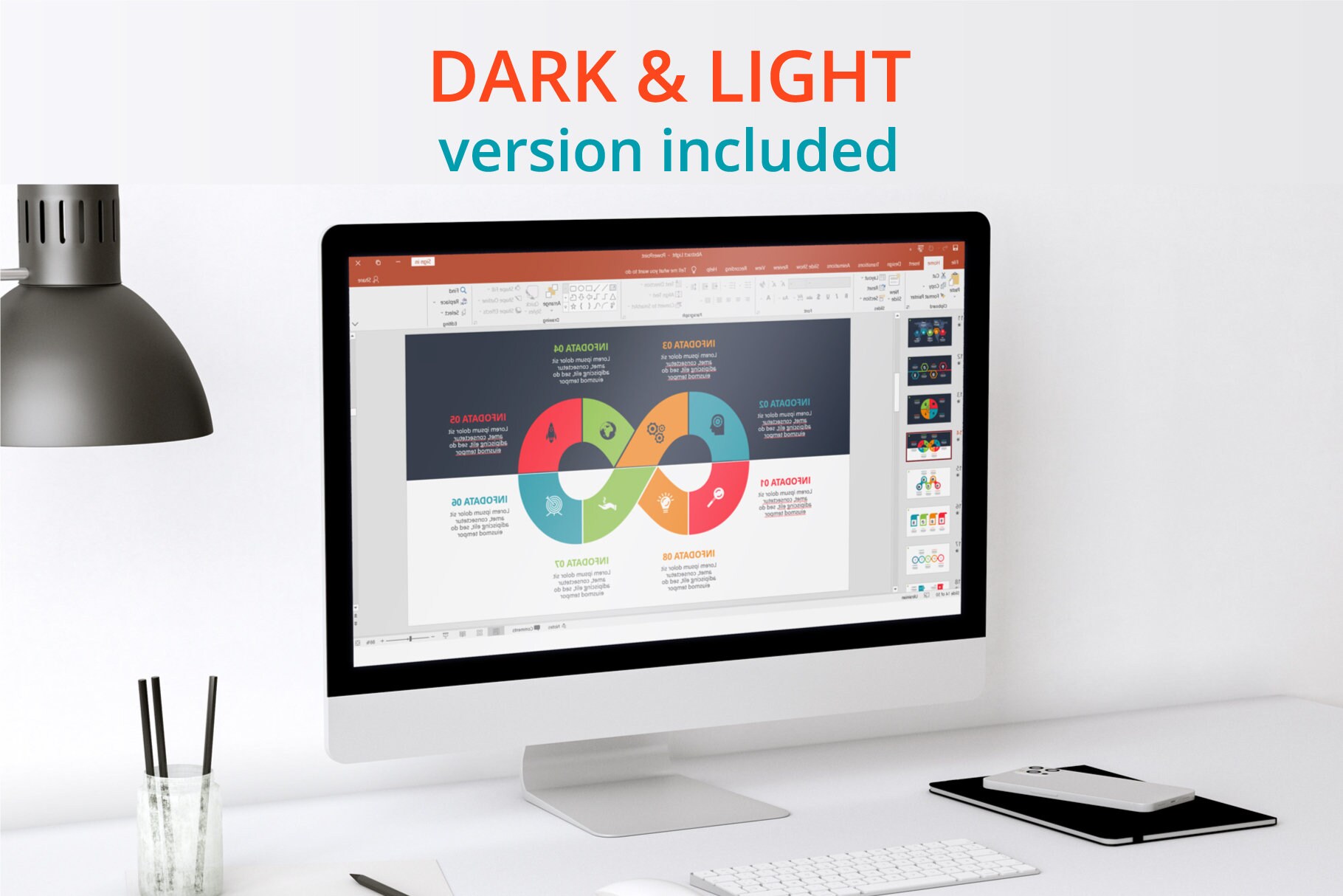 Abstract Design For Powerpoint Gif Abstract Animated Infographics Presentation Powerpoint Template ...
