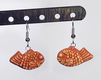 Boucles d'oreilles Taiyaki