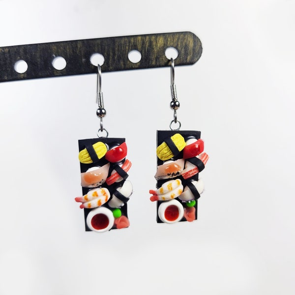 Sushi Plate earrings