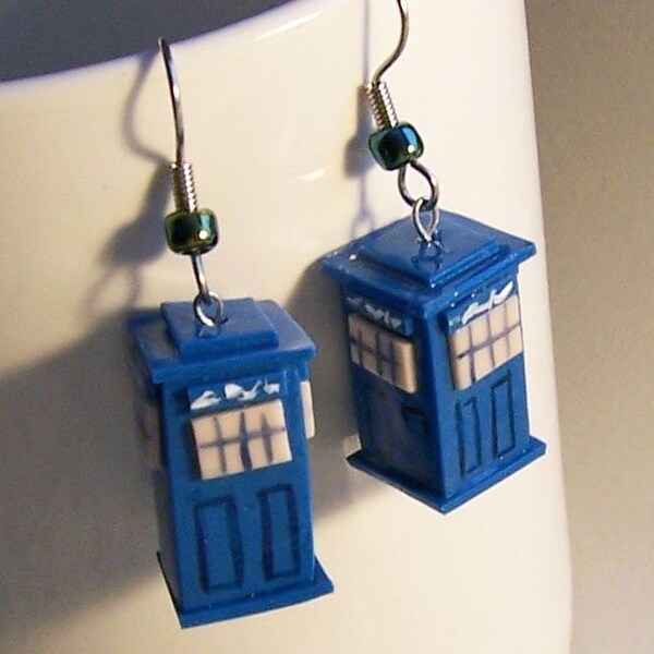 TARDIS earrings