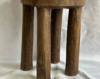 Vintage African Four Leg Stool