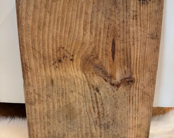 Vintage rectangular Breadboard | 15” Rustic Wooden Breadboard | Antique Kitchen Decor | Farmhouse French Country Style | Chopping Block
