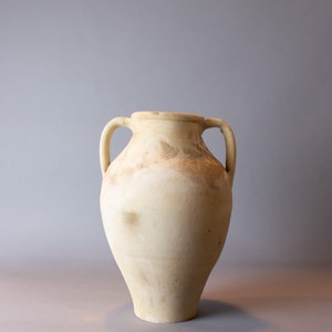 Jarrón turco de dos asas para aceitunas / Jarrón rústico XL, 40-43 cm de alto.